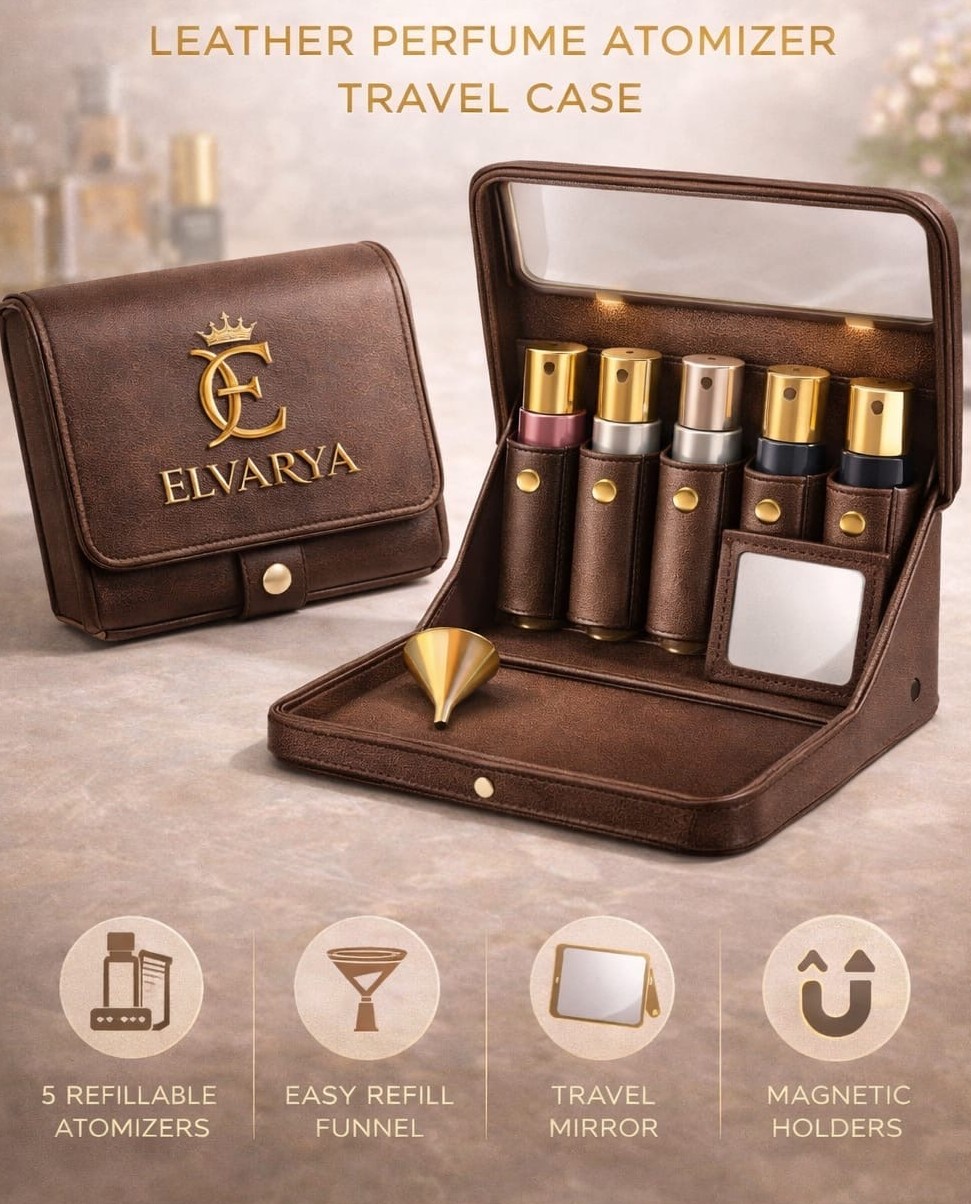 Fragrance atomizer travel case concept