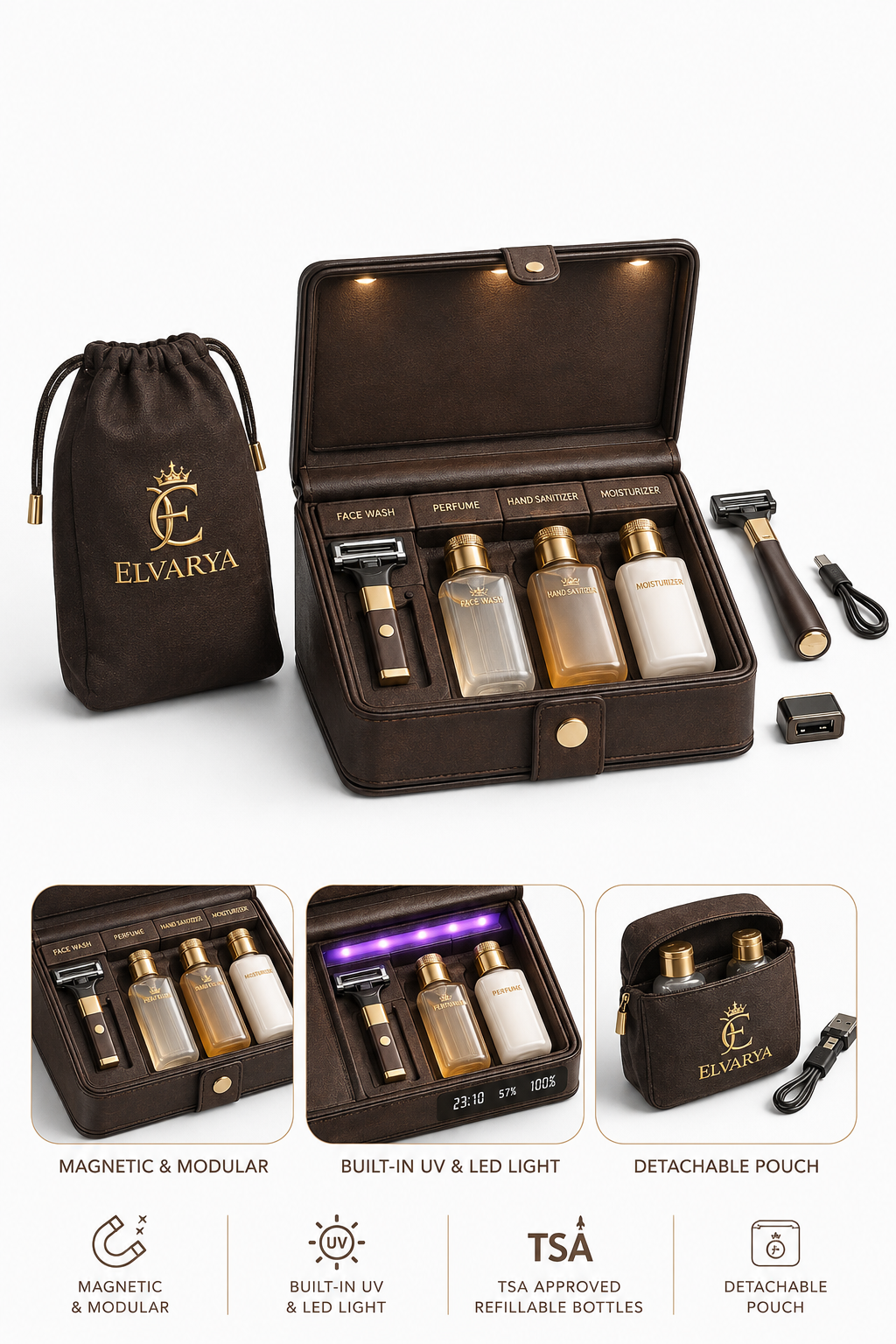 Modular travel kit concept